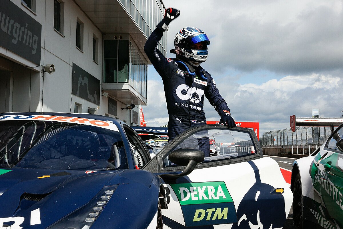 Alex Albon feierte bei der DTM auf dem Nürburgring mit Pole und Sieg sein bisher bestes GT3-Wochenende
