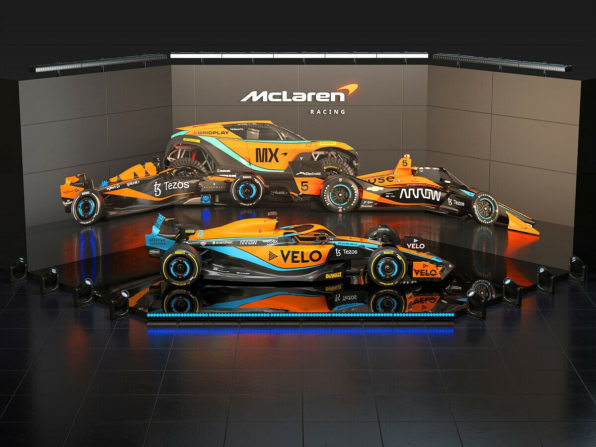 Formel 1 2022 McLaren enthüllt neues Auto in neuem Look