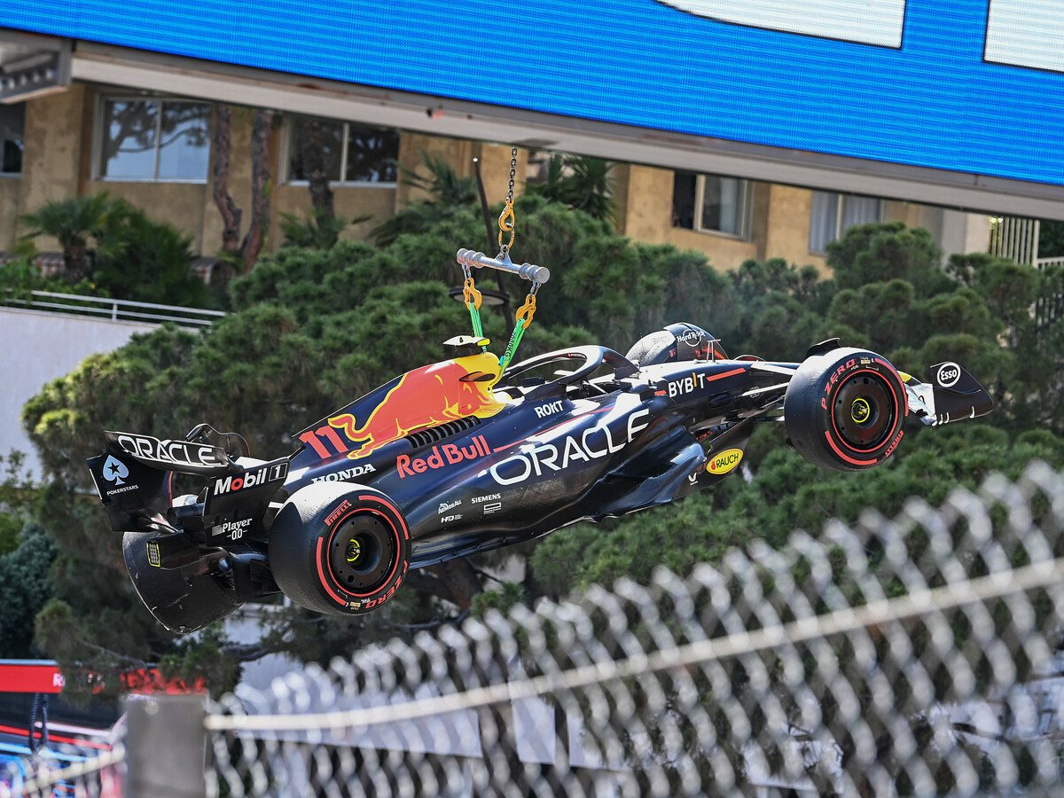 Formel 1 Klappe, die Zweite! Perez crasht im Monaco-Qualifying