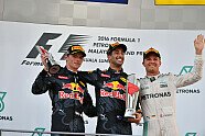 Podium - Formel 1 2016, Malaysia GP, Sepang, Bild: Sutton