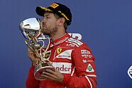 Podium - Formel 1 2017, Russland GP, Sochi, Bild: Ferrari