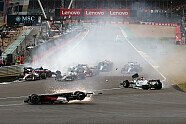 Horror-Startcrash - Formel 1 2022, Großbritannien GP, Silverstone, Bild: LAT Images