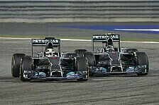Formel 1 Bahrain 2014: Stallduell Hamilton vs. Rosberg beginnt