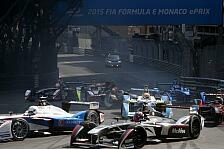 Formel E - Video: Formel E Monaco 2015: Sennas schwerer Start-Unfall im Video