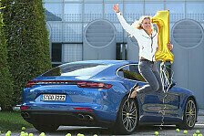 Auto - US-Open-Siegerin Kerber und der Porsche Panamera Turbo