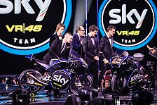 Moto3 - VR46-Teampräsentation in italienischer Casting-Show