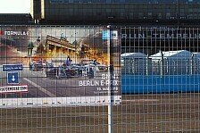 Formel E Berlin 2018: Strecken-Vorbereitungen in Tempelhof 