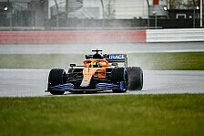 McLaren: Erste Ausfahrt des MCL35M beim Filmtag in Silverstone