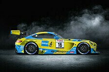24h Nürburgring 2021: HRT-Mercedes im berühmten Blau-Gelb