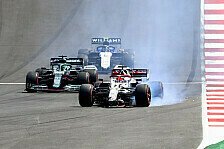 Formel-1-Crash in Portugal: Räikkönen von Notfall abgelenkt