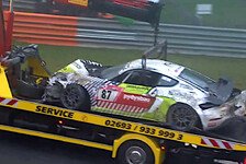 24h Nürburgring: Fahrer muss nach Überschlag operiert werden