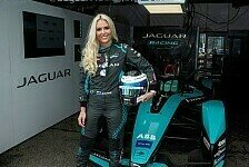 Formel E, New York: Lindsey Vonn trainiert im Jaguar I-Type 5