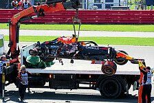 Nach Silverstone-Crash: Verstappen muss Motor doch wechseln