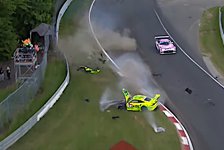 24h Nürburgring: Vanthoor-Brüder crashen - Grello-Porsche raus