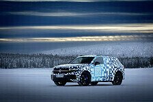 Neuer VW Touareg ist im eisigen Lappland unterwegs