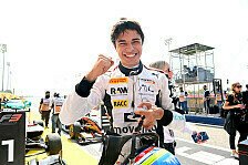 Formel 3 Bahrain-Sprint: Marti siegt, Crash nach Start