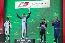 Formel 3 2023: Australien GP - Rennen 3 & 4