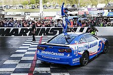 NASCAR Martinsville I: Larson gewinnt Grandfather Clock