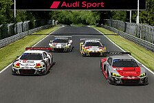 24h Nürburgring 2023: Audi-Quartett in legendären Auto-Designs