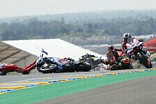 MotoGP - Alex Marquez und Luca Marini entgehen Sturz-Desaster