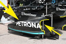 Formel 1, Erste Bilder vom neuen Mercedes mit Monaco-Upgrade