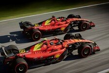 Ferrari mit F1-Spezialdesign beim Monza-Heimspiel