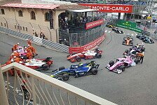 Formel 2 Monaco: Schumacher-Crash führt zu Rot, de Vries siegt