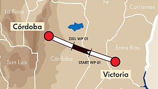 Die Dakar-Route - Die 1. Etappe