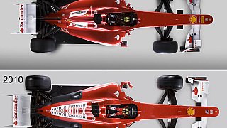 Das Heck des F150 ist extrem kompakt, die Auspuffgase werden im Sinne des angeblasenen Diffusors nicht mehr nach oben geleitet, sondern nach unten in Richtung Diffusor. Das Aero-Kleid des Ferrari wird sich bis zum ersten Rennen komplett verändern., Foto: Ferrari