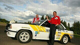 Jochi Kleint im Werksauto am Eifel-Start Jochi Kleint im Werksauto am Eifel-Start