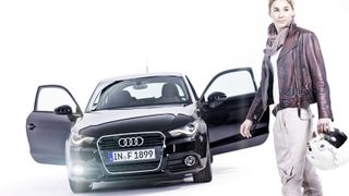 Rahel Frey und der Audi A1 Rahel Frey und der Audi A1