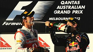 "Button gewinnt Australien GP - Maldonado wirft Auto in letzter Runde weg", titelte Motorsport-Magazin.com nach Jenson Buttons Auftaktsieg in Melbourne. Lesen Sie mal, was die anderen schrieben. Die internationalen Pressestimmen..., Foto: Sutton