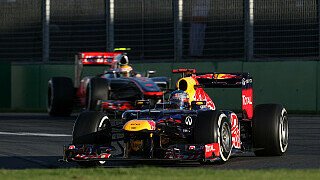Australien: Spätestens im Qualifying war klar: Die Red-Bull-Dominanz von 2011 ist Geschichte. Im Rennen war der RB8 aber dann überraschend schnell und Vettel konnte sogar mit den McLaren mithalten, die nach dem Qualifying als unschlagbar galten. Vettel wurde Zweiter und Webber Vierter. Das wäre 2011 noch eine Enttäuschung gewesen, nach dem Quali aber schon eine positive Überraschung., Foto: Sutton