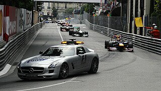 Bislang gab es in der Saison 2013 noch keine Safety Car-Phase. Aufgrund der engen Abmessungen des Kurses in Monaco mit seinen Betonwänden und Leitplanken sowie den geringen Ausweichmöglichkeiten ist die Wahrscheinlichkeit hoch, dass sich dies am kommenden Wochenende ändern wird. , Foto: Sutton