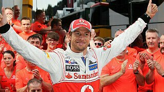 Jenson Button erzielte in Spa seine erste Pole Position für McLaren und die achte insgesamt. Seine letzte datierte vom 24. Mai 2009 mit Brawn GP beim Monaco GP - das war vor 61 Rennen.