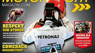 Bitte Ausschau halten: So sieht das neue Motorsport-Magazin Nummer 27 aus. Seit 25. Oktober im Handel oder online bestellen !