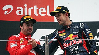 La Gazzetta dello Sport, Italien: Ein Triumphmarsch: Vettel holt den vierten Sieg in Folge. Red Bull jubelt. Alonso wird formidabler Zweiter - Mit Herz! Niemand hätte es besser machen können., Foto: Sutton