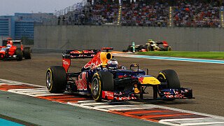 The Sun, England: Sebastian Vettel ist das Rennen seines Lebens gefahren. Er kam ZWEIMAL von ganz hinten aus der Box und schnappte sich nach einem Grand-Prix-Thriller in Abu Dhabi noch den dritten Platz. Und was das Beeindruckendste war: Der WM-Führende hatte das vorausgesagt., Foto: Sutton