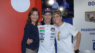Stefan Bradl bei der EICMA Stefan Bradl bei der EICMA