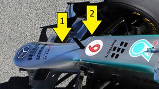 Technikanalyse Mercedes AMG F1 W04 in Bildern Technikanalyse Mercedes AMG F1 W04 in Bildern