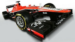 Marussia präsentiert den MR02 Marussia präsentiert den MR02