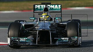 Nico Rosberg, Mercedes: Nico Rosberg setzte am letzten Testtag in Barcelona ein Ausrufezeichen. Der Mercedes-Pilot schraubte den neuen Rundenrekord auf dem Circuit de Catalunya auf 1:20.130 Minuten und führte die Ergebnisliste mit seiner Fabelrunde deutlich an - Fernando Alonso auf Rang zwei hatte bereits einen Rückstand von knapp vier Zehnteln. Und Rosberg war nicht nur der schnellste, sondern auch der fleißigste Fahrer. Er umkurvte die Strecke 131 Mal und sicherte sich damit auch noch den Rundenrekord bei den diesjährigen Tests in Barcelona. "Das Auto fühlte sich von der ersten Runde gut zu fahren an. Ich würde sagen, die Balance ist die größte Stärke des Autos. Die Schwachstelle kann ich noch nicht benennen, aber vielleicht in Melbourne", so Rosberg, der aber klarstellte: "Auf gar keinen Fall dürfen wir jetzt von einem Fabelauto sprechen, da müssen wir jetzt echt aufpassen." , Foto: Sutton