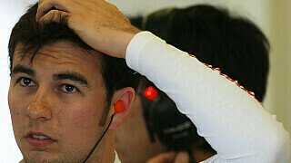 Hartes Debüt für Perez Hartes Debüt für Perez