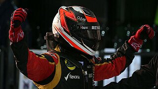 Kimi Räikkönen, Lotus: "Ich bin glücklich für das Team und für mich. Man kann die Saison nicht besser starten als mit einem Sieg, aber die WM hat erst angefangen.", Foto: Sutton