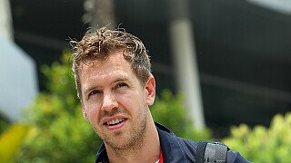Vettel ist in Australien kalt geduscht worden