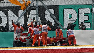 Malaysia GP - Alonso-Unfall