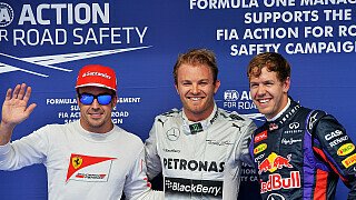 Vettel vs. Webber: Sebastian Vettel war im Qualifying zum Bahrain GP knappe fünf Zehntel schneller als Teamkollege Mark Webber. Nach dem Zeitfahren steht Platz zwei gegen Platz fünf, der Australier muss allerdings noch drei Plätze weiter hinten starten, da er für die Kollision mit Jean-Eric Vergne in China büßen muss. Ungeachtet dessen war Vettel in allen drei Qualifyingabschnitten auf dem Bahrain International Circuit der schnellere der Red-Bull-Piloten. Neuer Stand Vettel gegen Webber - 4:0. , Foto: Sutton