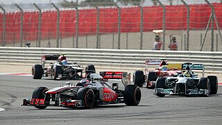 Button: Seitenhieb Richtung RBR und Mercedes