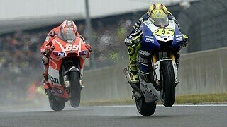 Rossi hofft auf trockenes Rennen in Katalonien