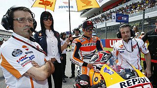 0 - Erstmals in seiner erst fünf Rennen alten MotoGP-Karriere musste Marc Marquez eine Rennstrecke ohne für die WM-Wertung zählbaren Erfolg verlassen., Foto: Honda